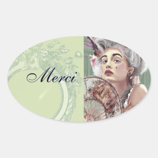 Stickers Je Ne Regrette Rien Merci (Devant)