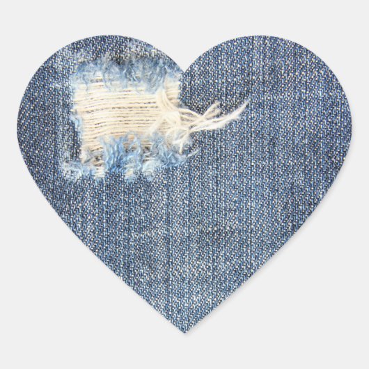 Stickers Jeans Faux Look (Devant)