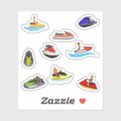 Stickers Jet Ski (Feuille)