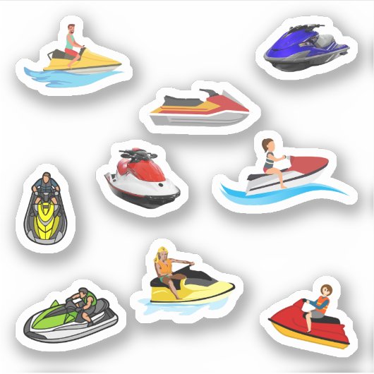 Stickers Jet Ski (Devant)