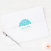 Stickers Jeu de Poka Dot Turquoise (Enveloppe)