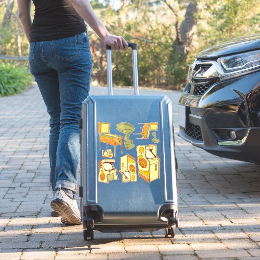 Stickers Jeu d'Icônes de Jeu Rétro (Valise Insitu)
