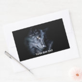 Stickers JEUNE GRIS WOLF Wildlife Supporter (Enveloppe)