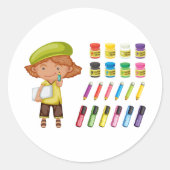 Stickers jeunes artistes (Devant)