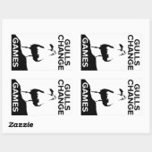 stickers Jeux de changement de goélands (feuille d (Feuille)