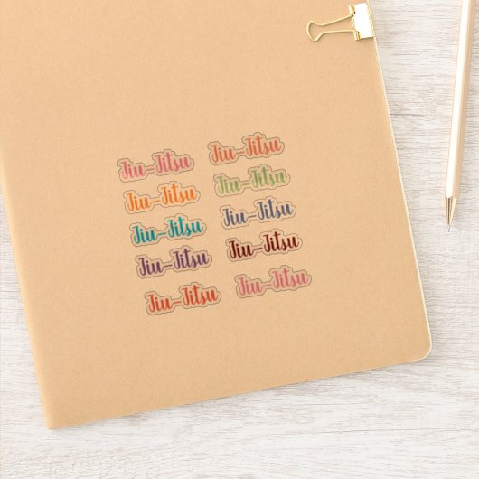 Stickers Jiu-Jitsu (Carnet)