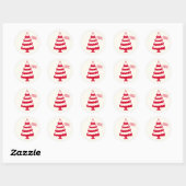 Stickers Joli Red Christmas Tree (Feuille)