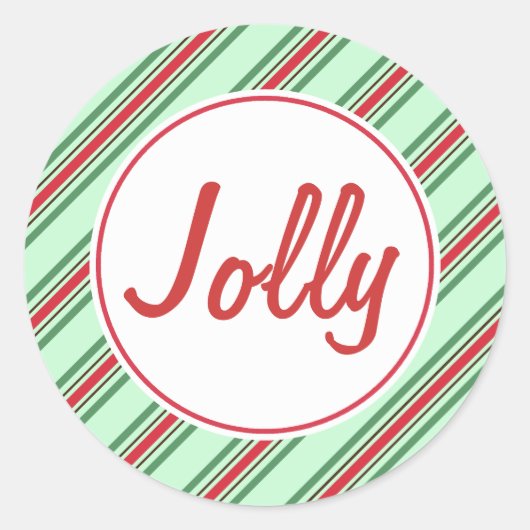 Stickers Jolly Mint Christmas (Devant)