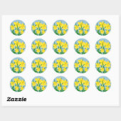 Stickers jonquilles (Feuille)