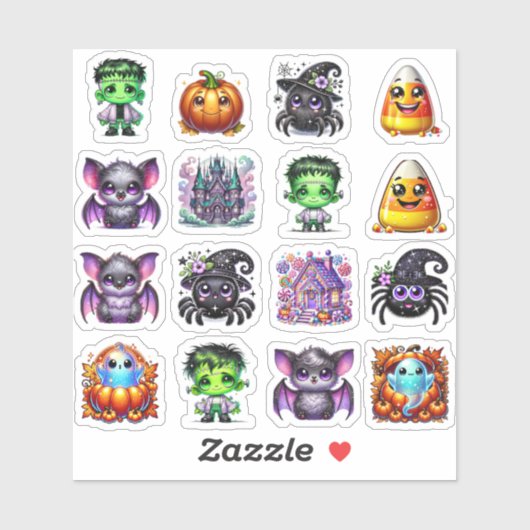 Stickers Jote Halloween (Feuille)