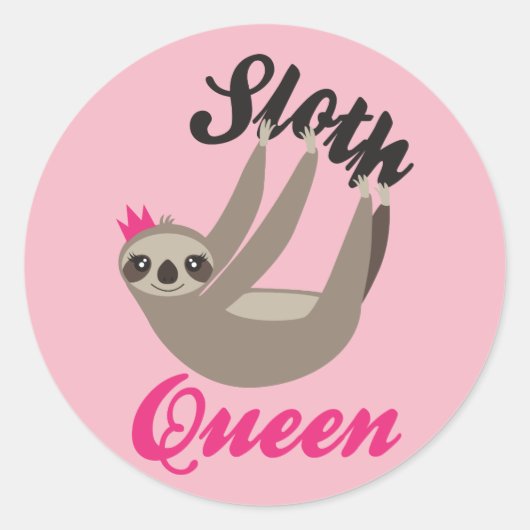 Stickers Jote Rose Sloth Queen (Devant)