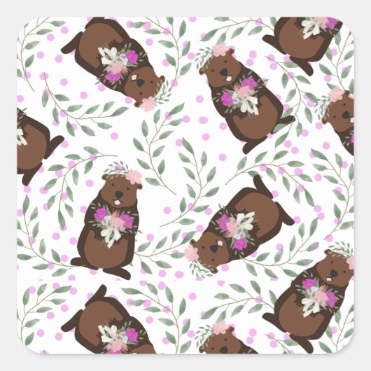 Stickers Jour de la Marmotte (Devant)