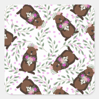 Stickers Jour de la Marmotte