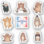 Stickers Jour de la Marmotte (Devant)