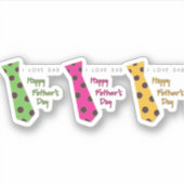 Stickers jour de père heureux (Devant)