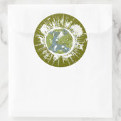 Stickers jour des terres vert (Sac)