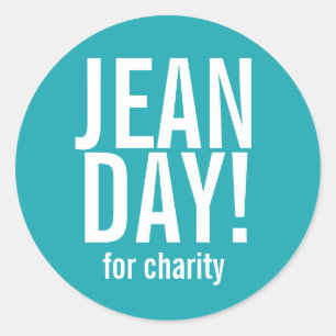 Stickers Jour Jean Turquoise