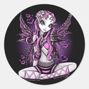 Stickers Jour Valentines Fées Rose Lacy