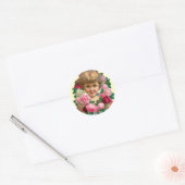 Stickers Jour Valentines rose (Enveloppe)