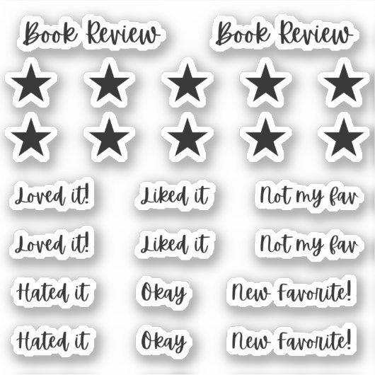 Stickers Journal de lecture (Devant)