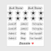 Stickers Journal de lecture (Feuille)