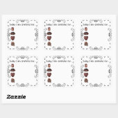 Stickers Journal Gratte au chocolat (Feuille)