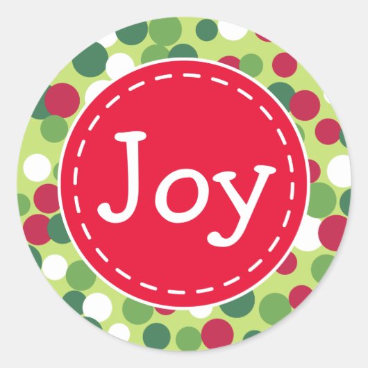 Stickers Joy Holiday (Devant)