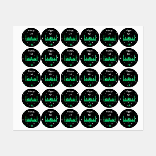 Stickers Joyeux Aïd (Feuille)
