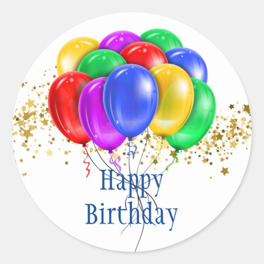 Stickers Joyeux anniversaire (Devant)