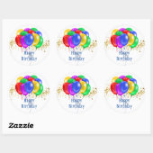 Stickers Joyeux anniversaire (Feuille)