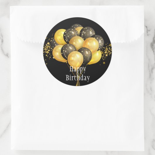 Stickers Joyeux anniversaire (Sac)