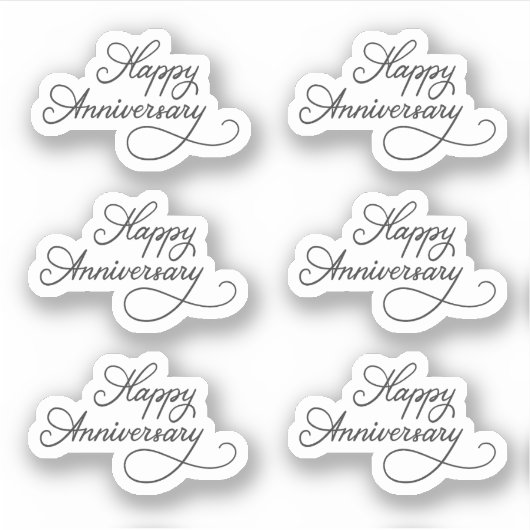 Stickers Joyeux Anniversaire (Devant)