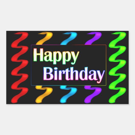 Stickers Joyeux anniversaire (Devant)