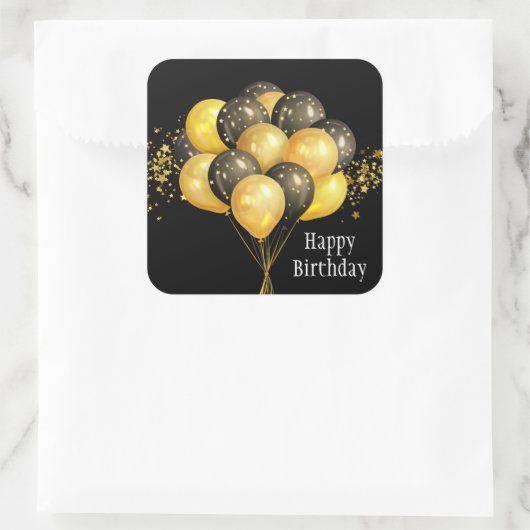 Stickers Joyeux anniversaire (Sac)
