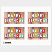 Stickers Joyeux anniversaire (Feuille)