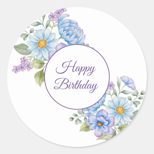 Stickers Joyeux anniversaire (Devant)