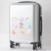 Stickers Joyeux anniversaire (Sur valise)