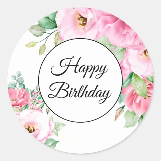 Stickers Joyeux anniversaire (Devant)