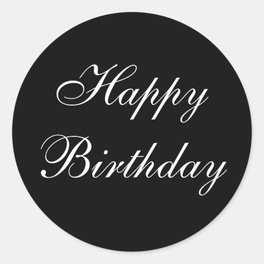 Stickers Joyeux anniversaire (Devant)