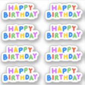 Stickers Joyeux anniversaire (Devant)