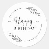 Stickers Joyeux anniversaire (Devant)