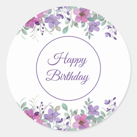 Stickers Joyeux anniversaire (Devant)
