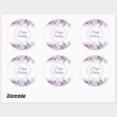 Stickers Joyeux anniversaire (Feuille)