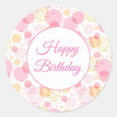 Stickers Joyeux anniversaire (Devant)
