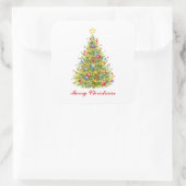 Stickers Joyeux Arbre de Noël traditionnel (Sac)