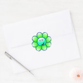 Stickers Joyeux Face Flower (Enveloppe)
