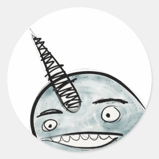 Stickers Joyeux narval