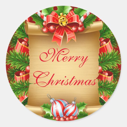 Stickers Joyeux Noël (Devant)