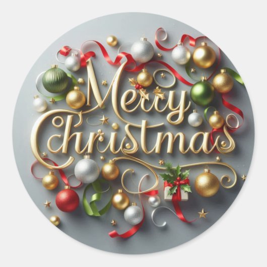 Stickers Joyeux Noël (Devant)