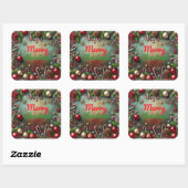 Stickers Joyeux Noël (Feuille)